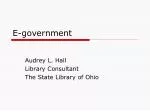 E-government - slide 1
