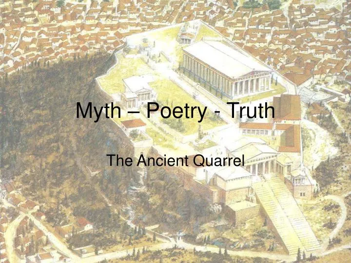 myth poetry truth