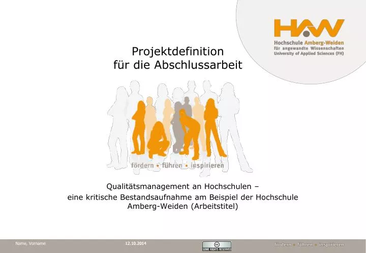 projektdefinition f r die abschlussarbeit