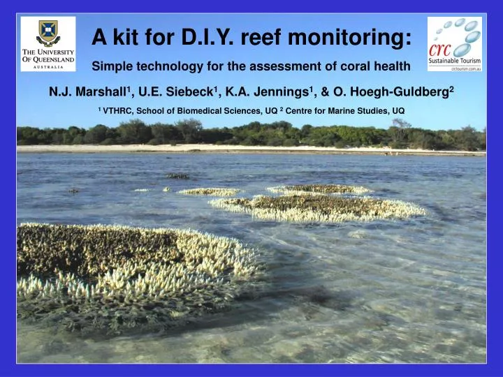 a kit for d i y reef monitoring simple technology for the assessment of coral health