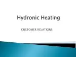 Hydronic Heating - slide 1