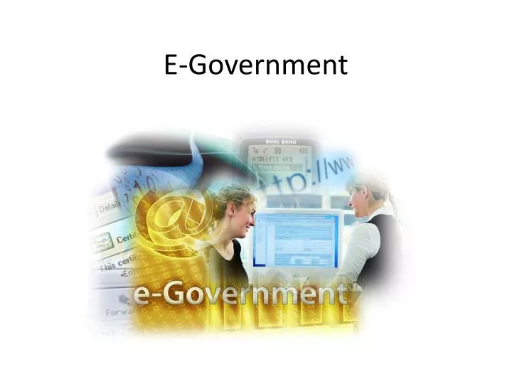 e government
