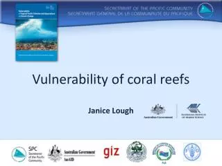 Vulnerability of coral reefs