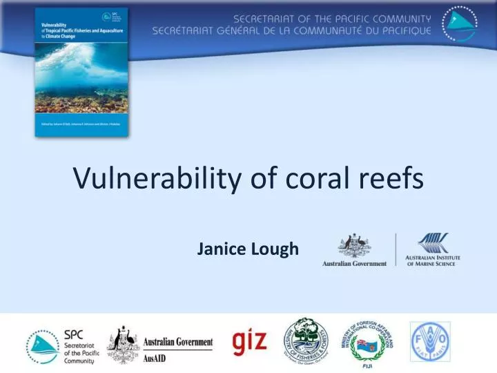 vulnerability of coral reefs