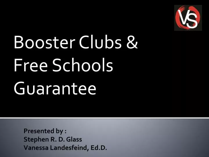 booster clubs free schools guarantee
