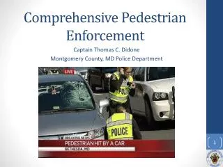 Comprehensive Pedestrian Enforcement