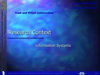 Research Context