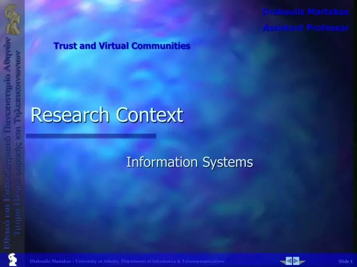 research context