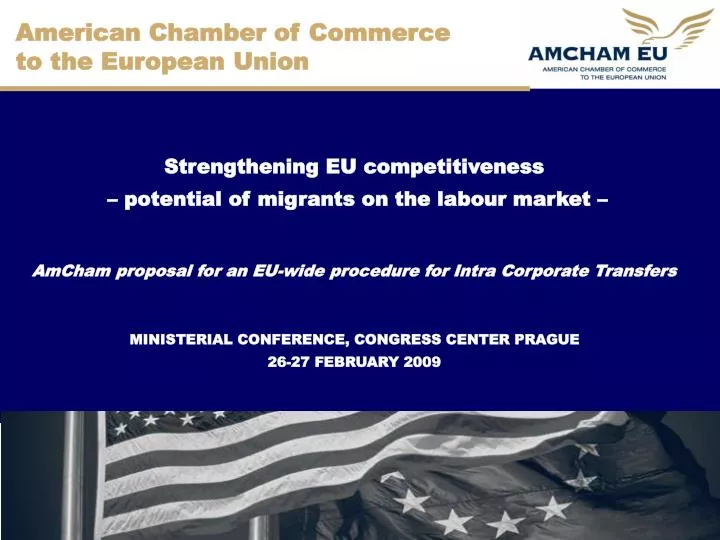 american chamber of commerce to the european union