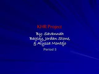 KHR Project