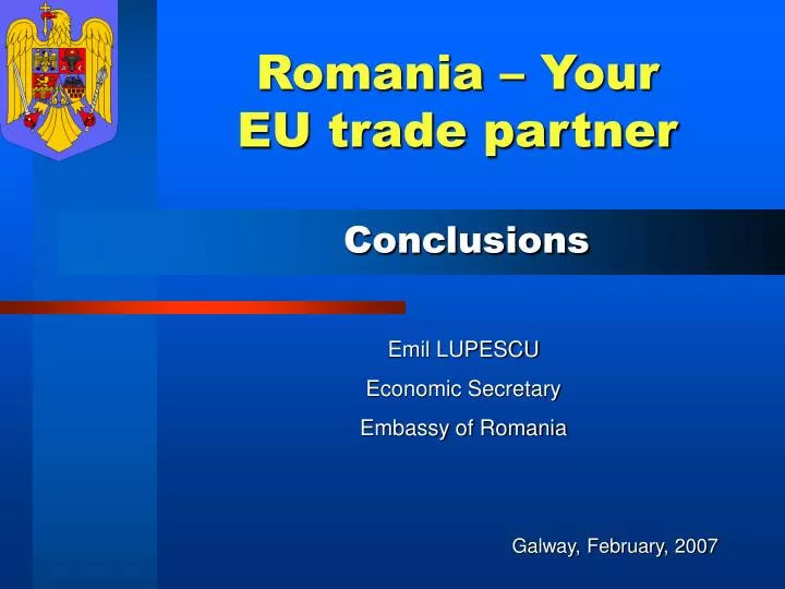 romania your eu trade partner