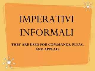 imperativi informali