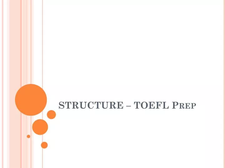 structure toefl prep