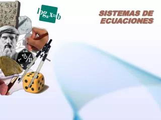 sistemas de ecuaciones