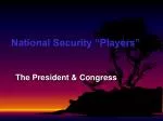 Understanding the Presidential and Congressional Powers in National Security - slide 1
