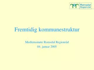 fremtidig kommunestruktur