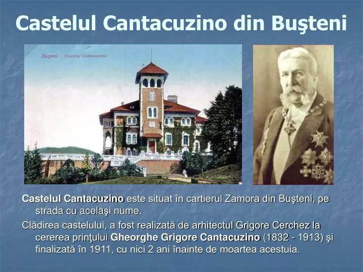 castelul cantacuzino din bu teni