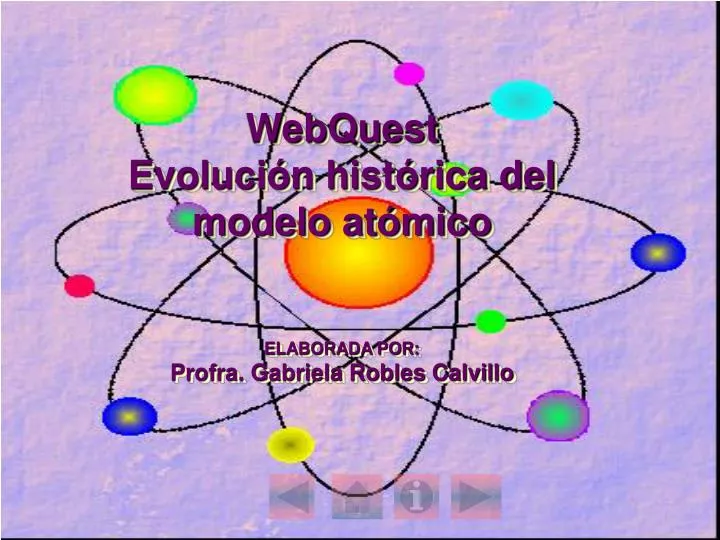 webquest evoluci n hist rica del modelo at mico elaborada por profra gabriela robles calvillo