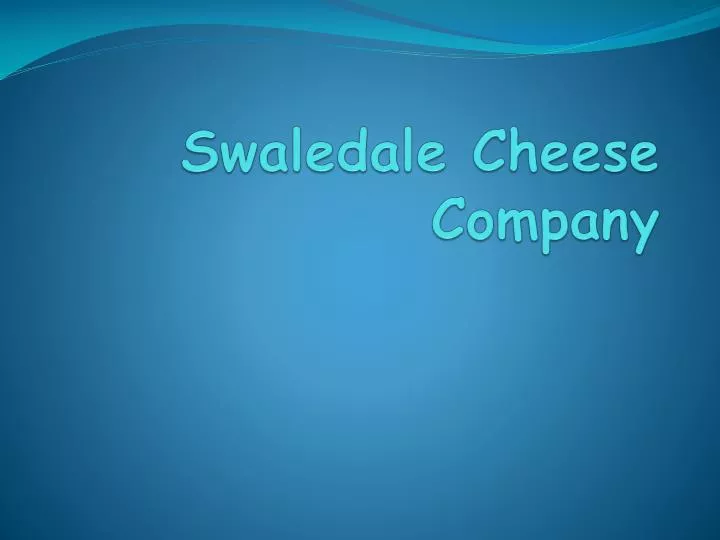 swaledale cheese company