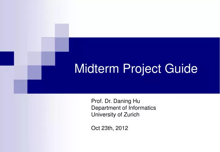 midterm project guide