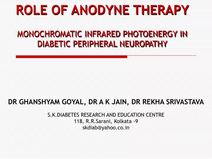 role of anodyne therapy monochromatic infrared photoenergy in diabetic peripheral neuropathy