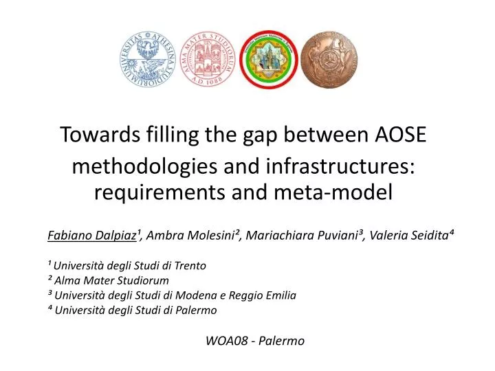 towards filling the gap between aose methodologies and infrastructures requirements and meta model