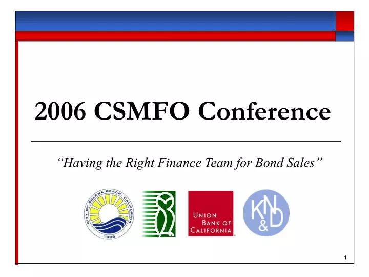 2006 csmfo conference