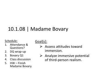 10.1.08 | Madame Bovary