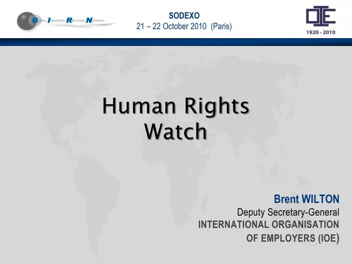 brent wilton deputy secretary general international organisation of employers ioe