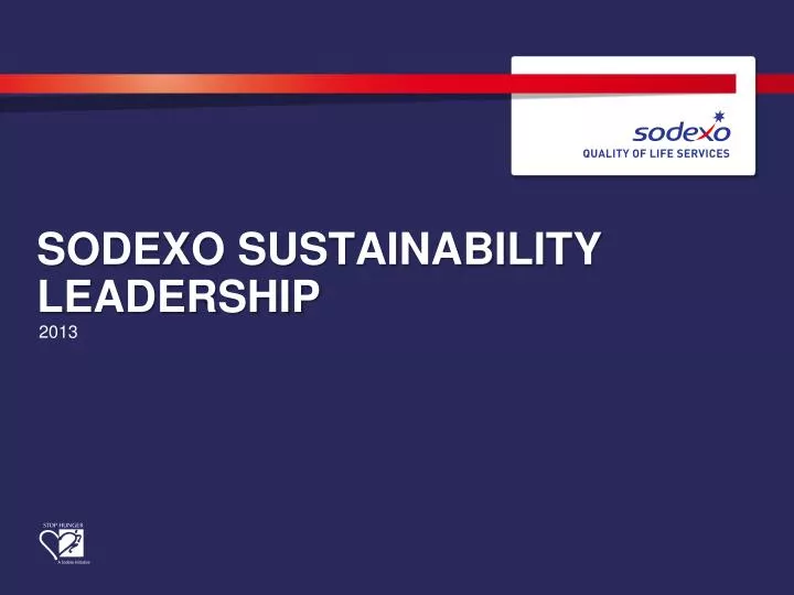sodexo sustainability leadership