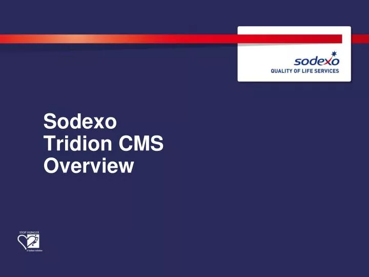 sodexo tridion cms overview
