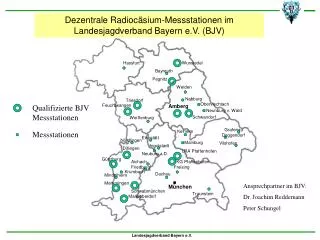 Dezentrale Radiocäsium-Messstationen im Landesjagdverband Bayern e.V. (BJV)