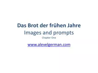 das brot der fr hen jahre images and prompts chapter one