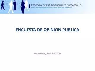 encuesta de opinion publica