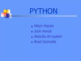 PYTHON