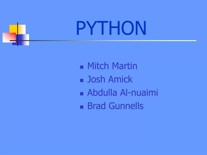 python