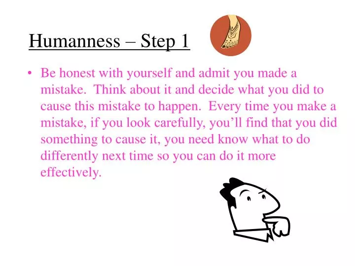 humanness step 1