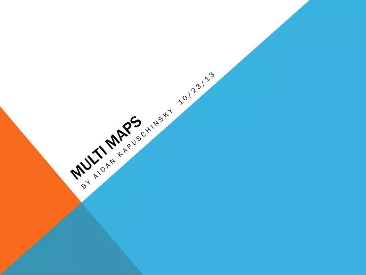 multi maps