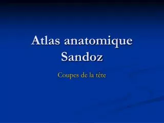 atlas anatomique sandoz