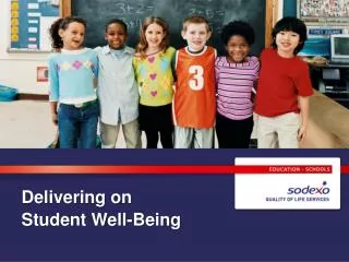 Delivering on Student Well-Being