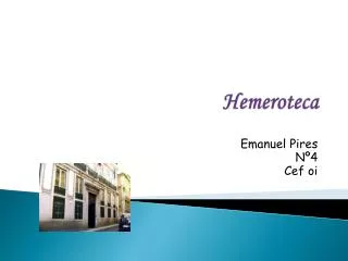 hemeroteca