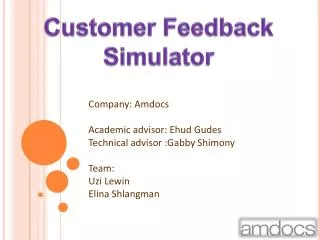 Customer Feedback Simulator