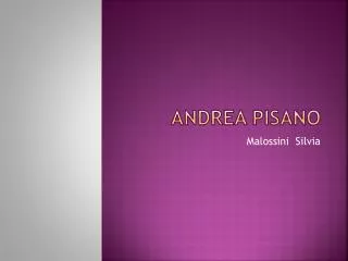 andrea pisano