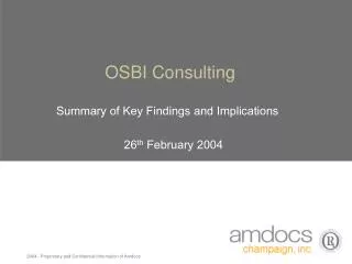 OSBI Consulting