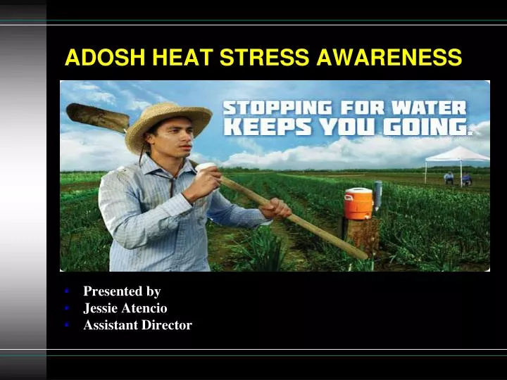 adosh heat stress awareness