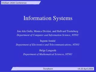 Information Systems