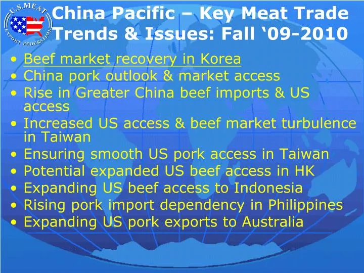 china pacific key meat trade trends issues fall 09 2010