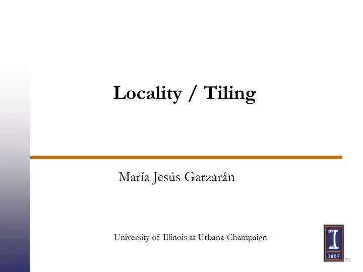 locality tiling