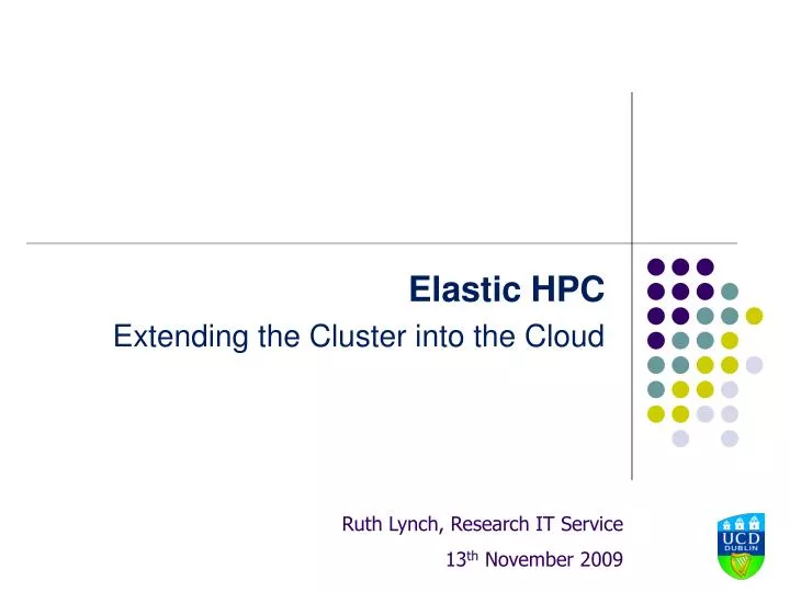elastic hpc extending the cluster into the cloud