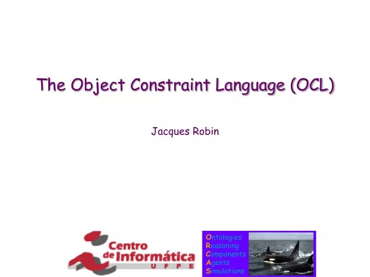 the object constraint language ocl